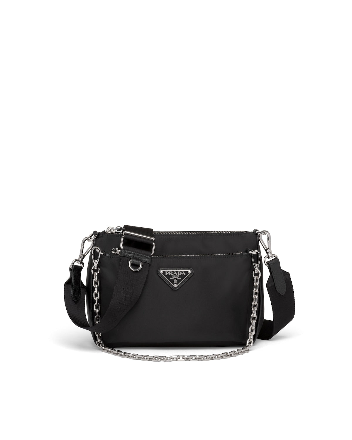 Prada: Nylon Shoulder Bag