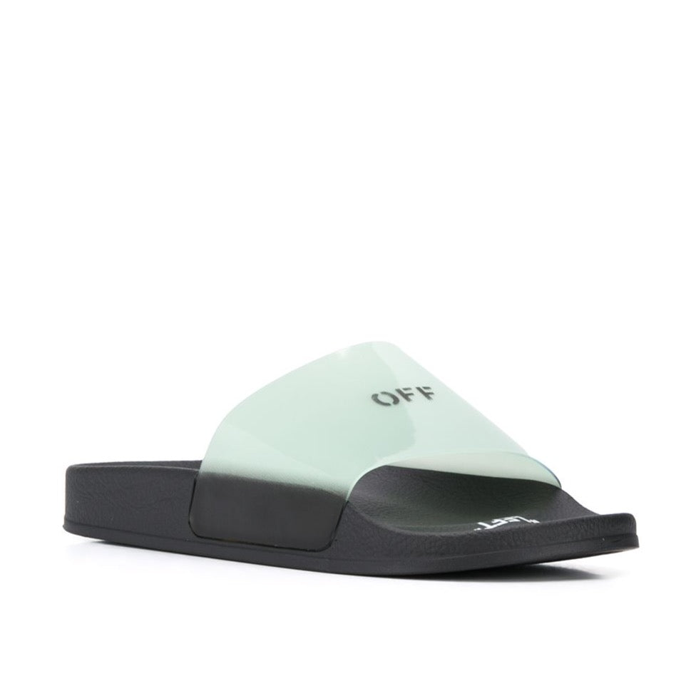 Off-White: Women's Logo Pool Slides