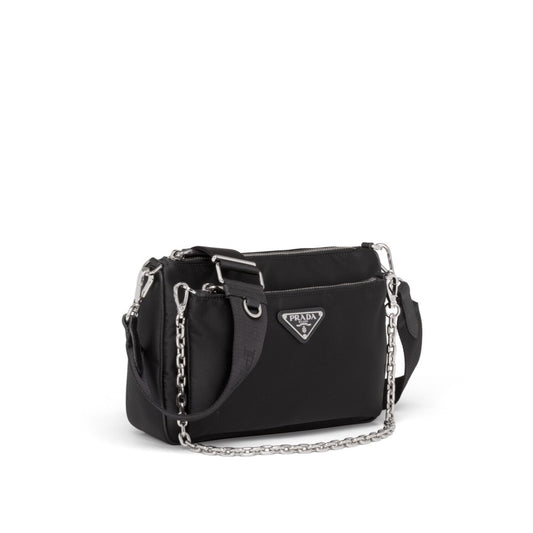 Prada: Nylon Shoulder Bag