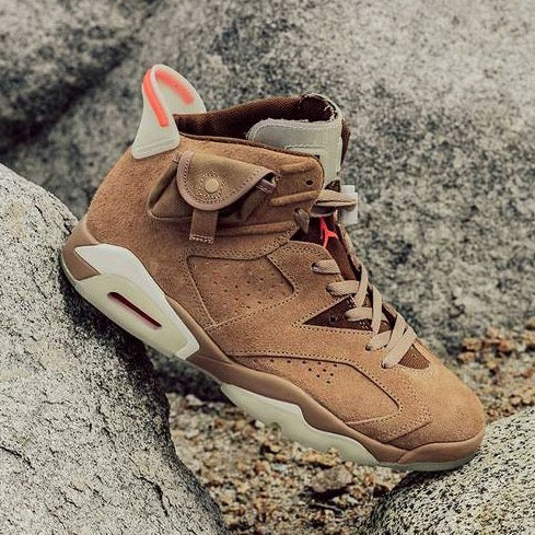Travis Scott x Air Jordan 6: British Khaki Sneakers
