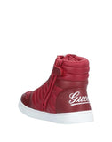 Gucci: Children's Red Leather Sneakers