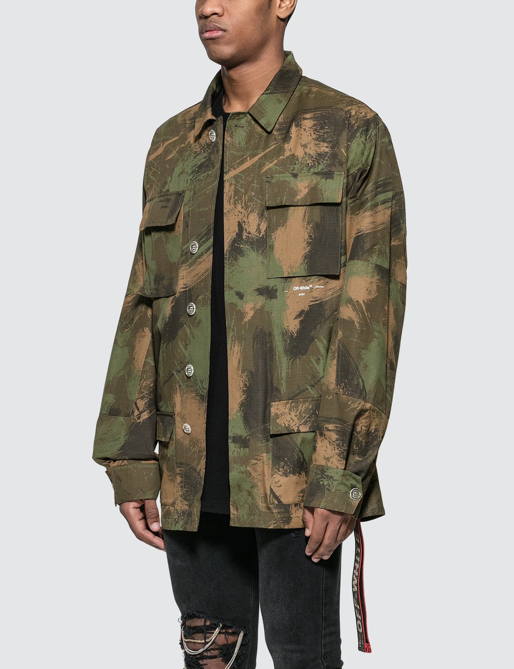 Off-White: Paintbrush Field Jacket