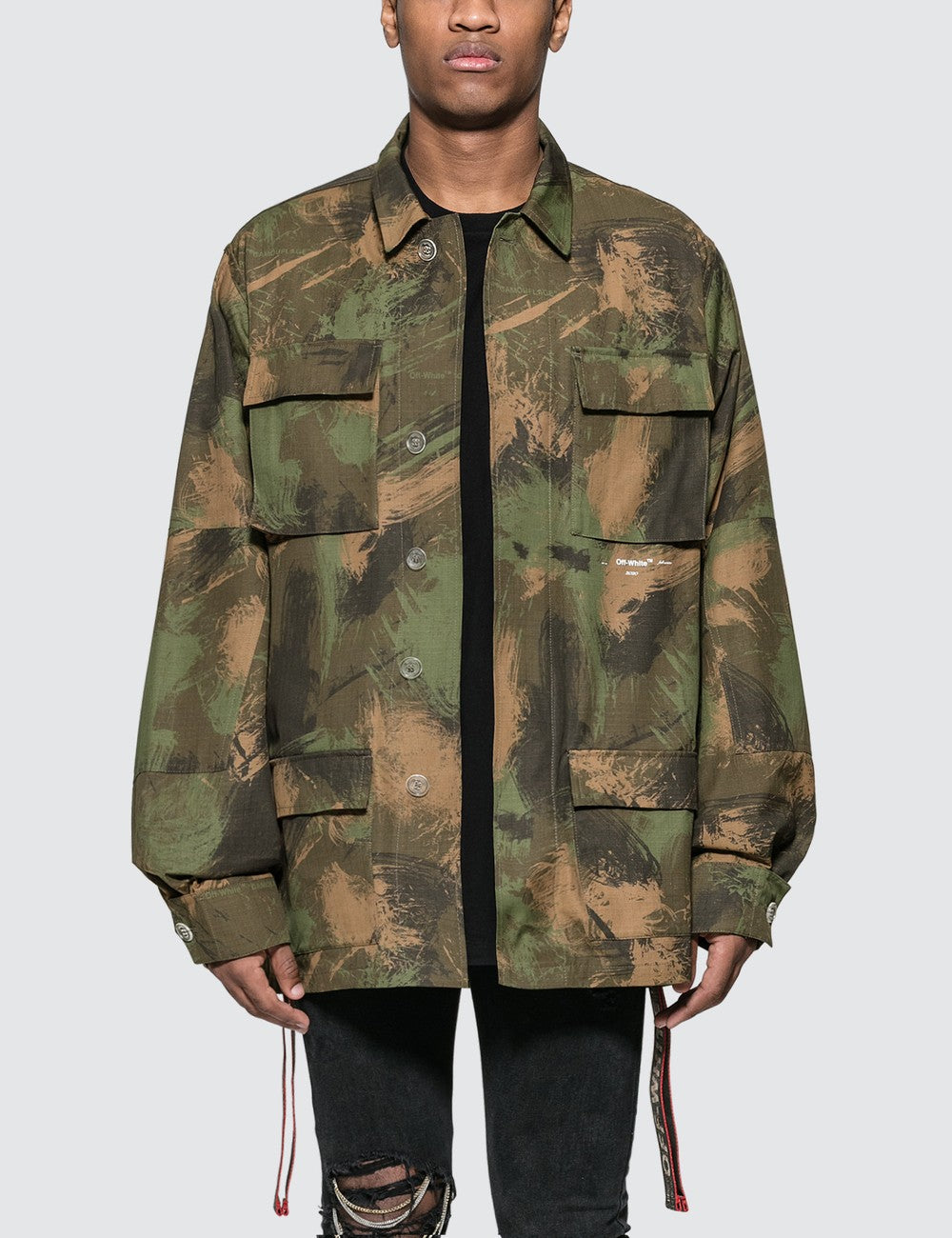 Off-White: Paintbrush Field Jacket