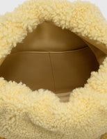 Bottega Veneta: Curly Fringe Shearling Shoulder Bag