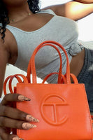 Telfar: Orange Shopping Bag