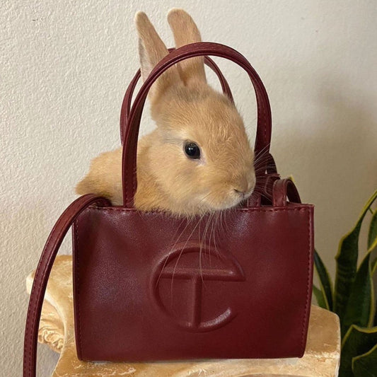 Telfar: OxBlood Shopping Bag