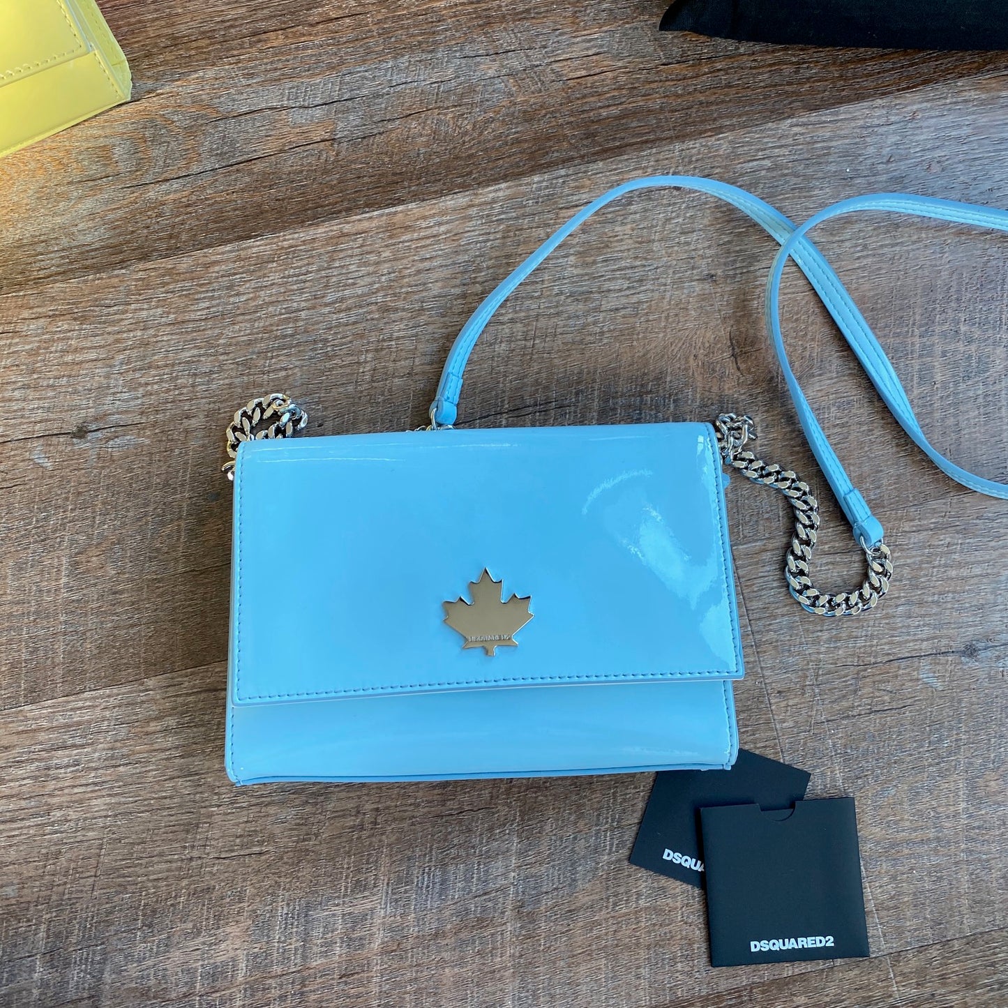 Dsquared2: "Disco" Patent Cross Body Bag (4 colors)