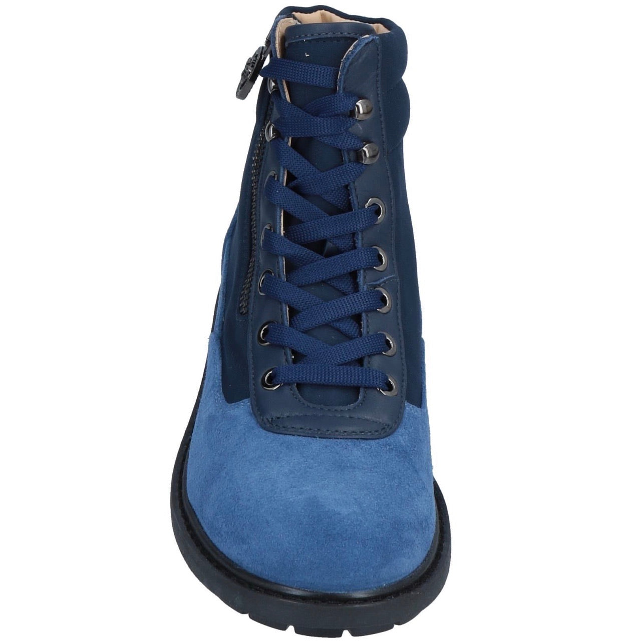 Versace: Blue Suede Boots (Kids)