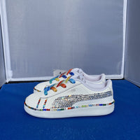 Puma: Custom "Kaleidoscope Dreams" Vikky Sneakers
