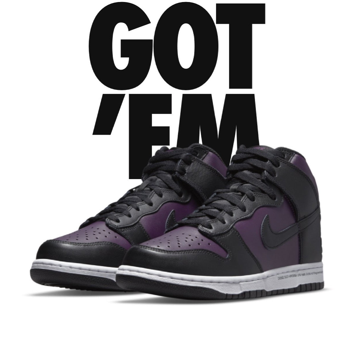 Nike: Dunk High x Fragment Design "Beijing" Sneakers