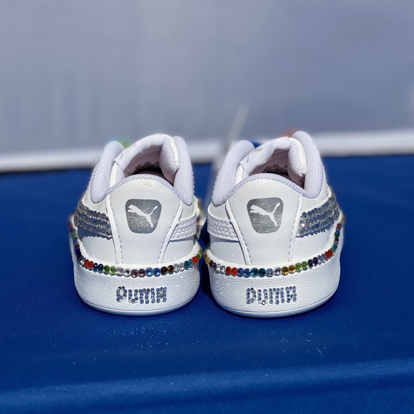 Puma: Custom "Kaleidoscope Dreams" Vikky Sneakers