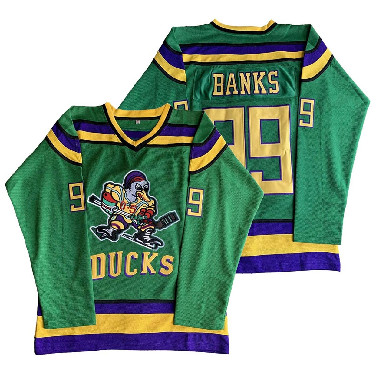 Mighty Ducks: Banks 99 Hockey Jersey (2 Colors)