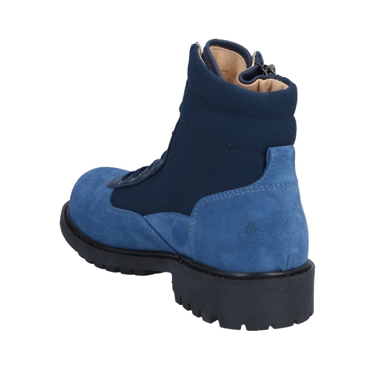 Versace: Blue Suede Boots (Kids)