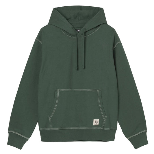 Stussy: Contrast Stitch Label Hoodie