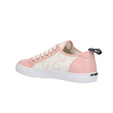 Moschino: Pink Heart Sneakers