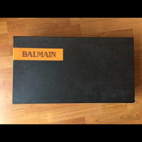 Balmain: Studded Calf Boots Black