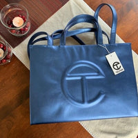 Telfar: Cobalt Shopping Bag