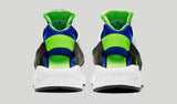 Nike: Air Huarache "Scream Green" Sneakers 2021